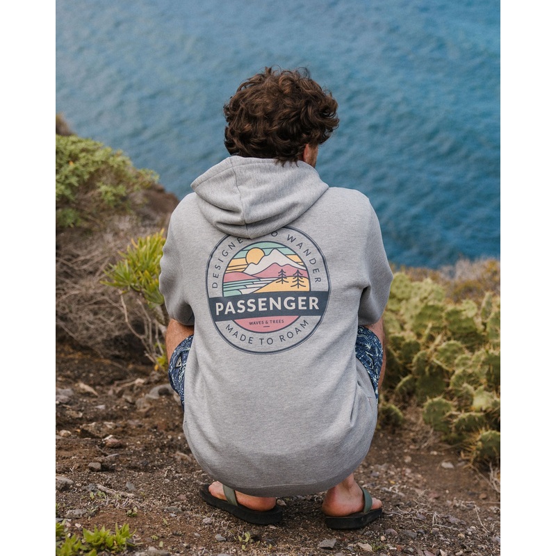 Odyssey Organic Cotton Hoodie – Grey Marl