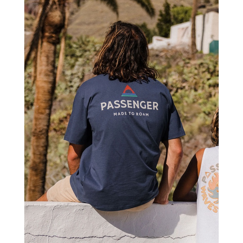 Passenger Recycled Cotton T-Shirt – Rich Navy