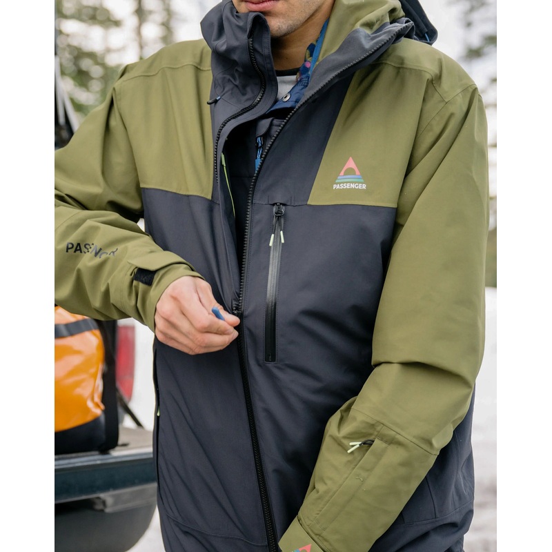 Snowscape Men’s Recycled Jacket – Black