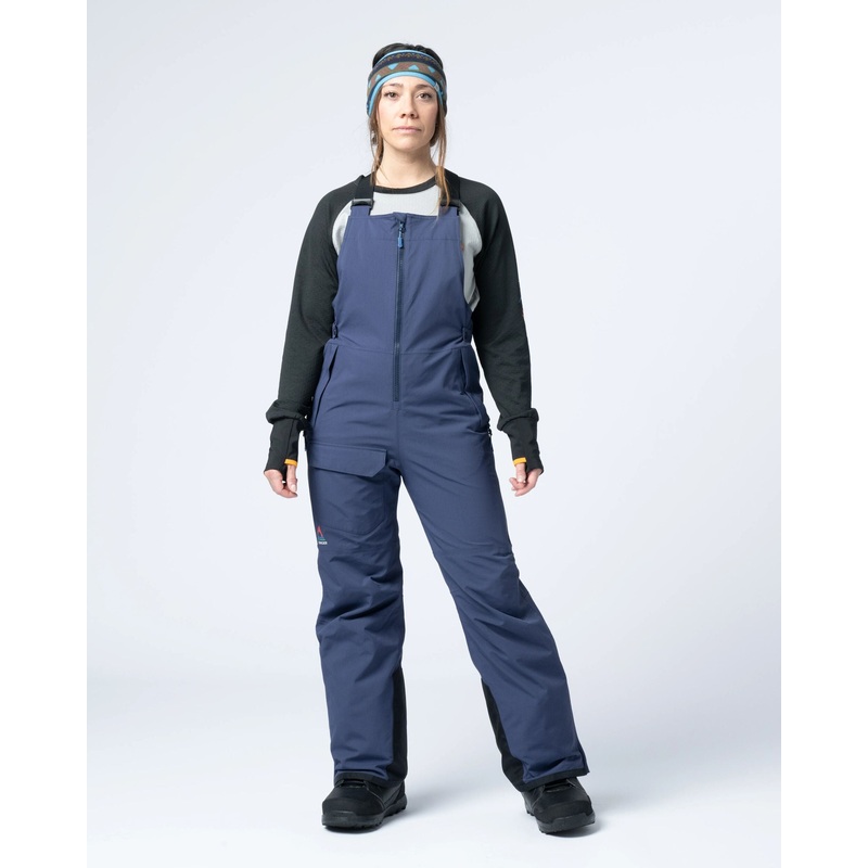 Snowscape Women’s Recycled Bibpant – Rich Navy