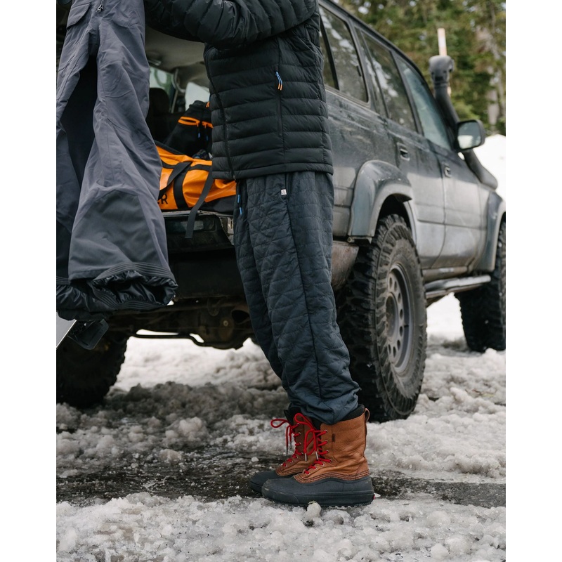 Timberline Recycled Quilted Jogger – Black
