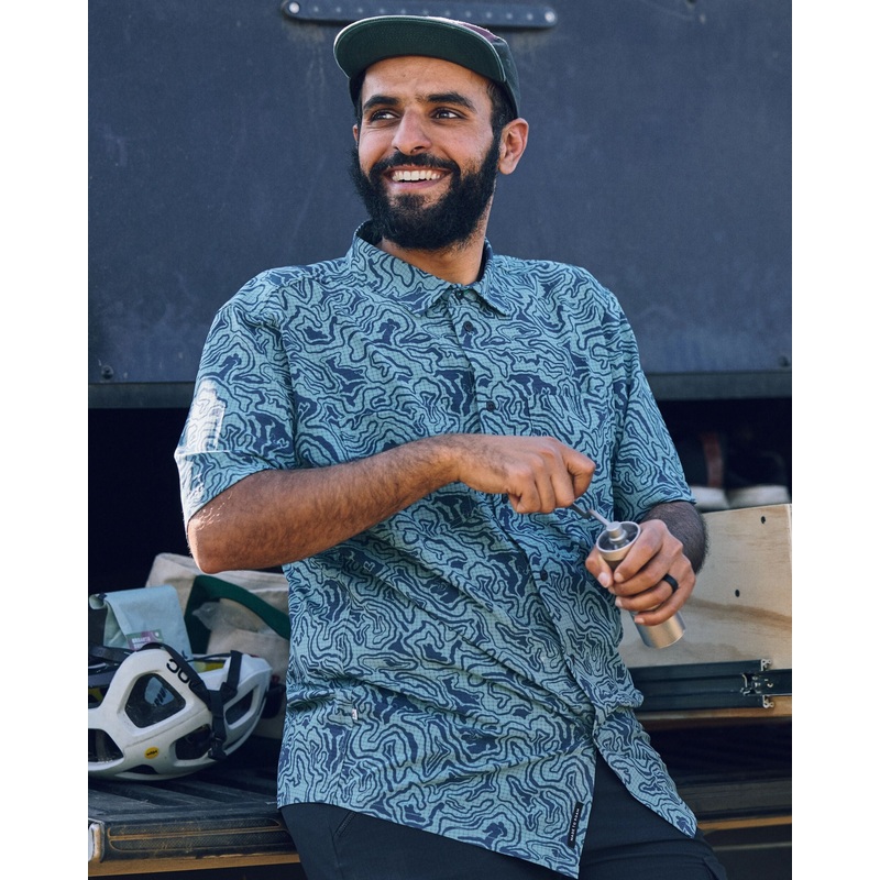 365 Recycled Active Shirt – Strata Swirl Arctic