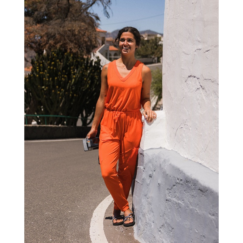 Aria Jumpsuit – Ember Orange|XS|S|M|L|XL|XXL