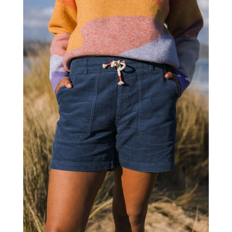Avian Organic Cord Short – Dark Denim