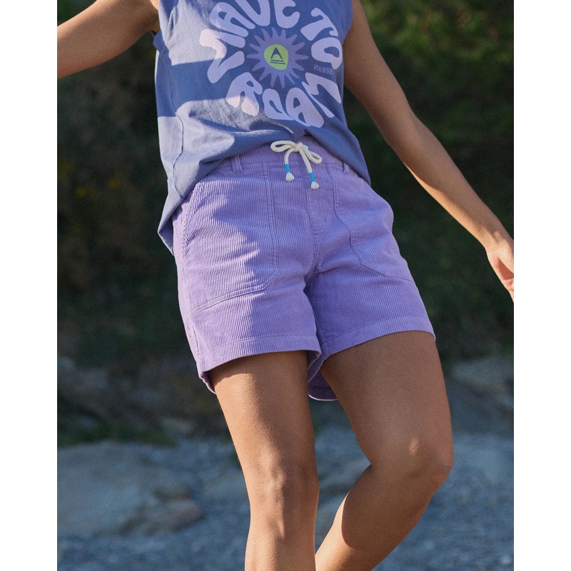 Avian Organic Cord Short – Retro Purple