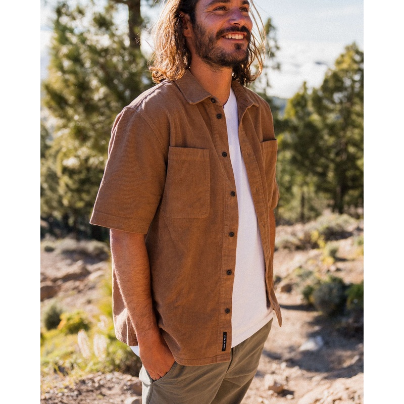 Backcountry Short Sleeve Cord Shirt – Toffee