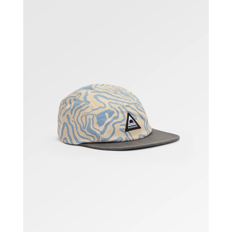 Coast Organic Cotton 5 Panel Cap – Strata Swirl Birch