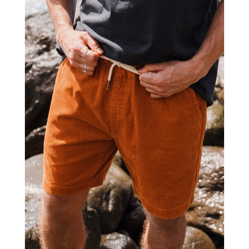 Drifter Cord Short – Sunset Orange