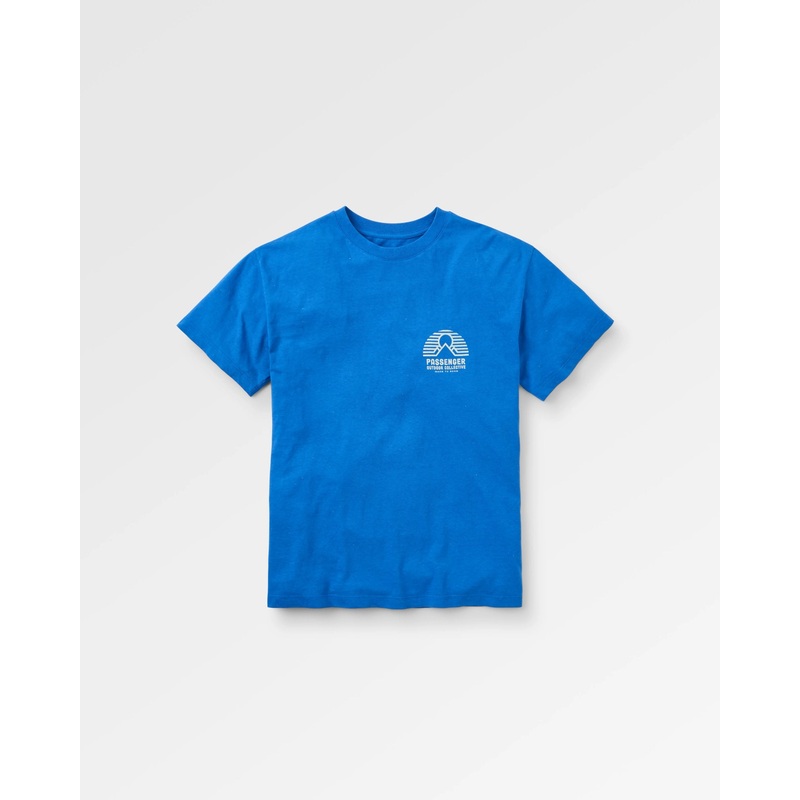 Elbio Recycled Relaxed Fit T-Shirt – Azure Blue Marl