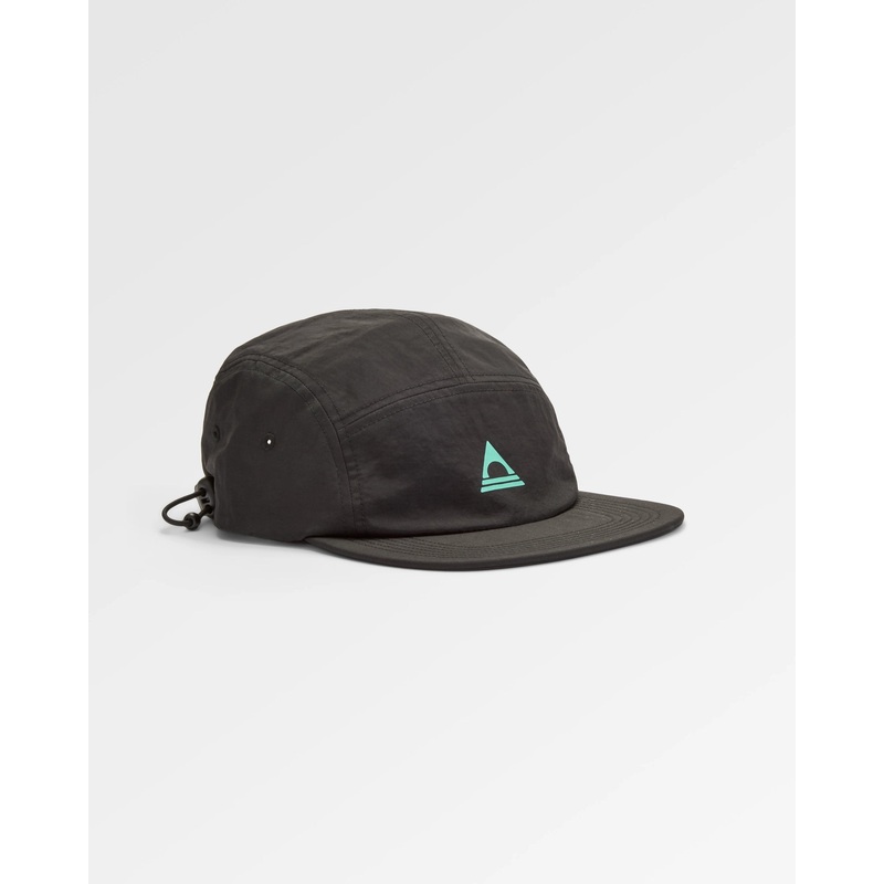 Emerge 5 Panel Trail Cap – Black