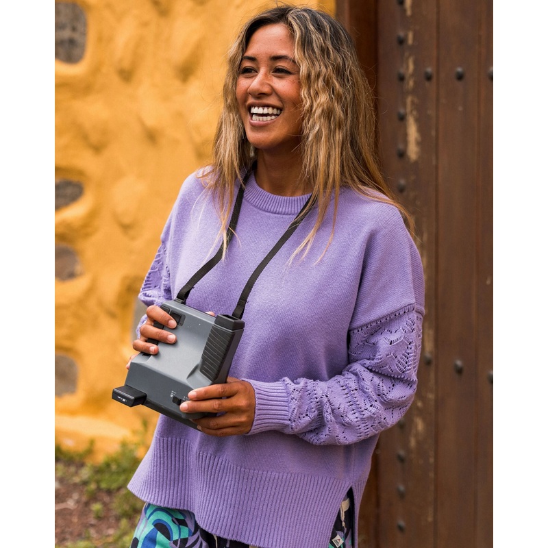 Grace Knitted Jumper – Retro Purple