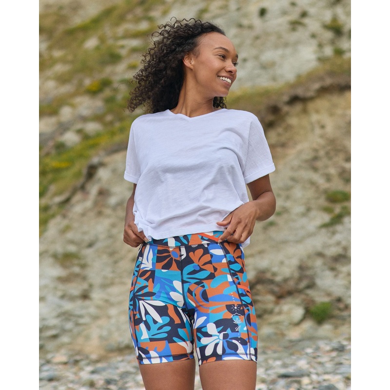 Mantra Recycled Active Short – Mountain Foliage Blue