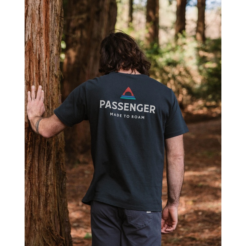 Passenger Recycled Cotton T-Shirt – Black