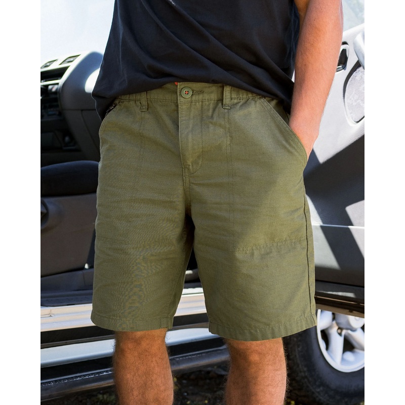 Rif-Raf Organic Cotton Ripstop Short – Khaki
