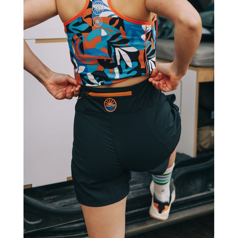 Roundtrip Recycled Trail Short – Black