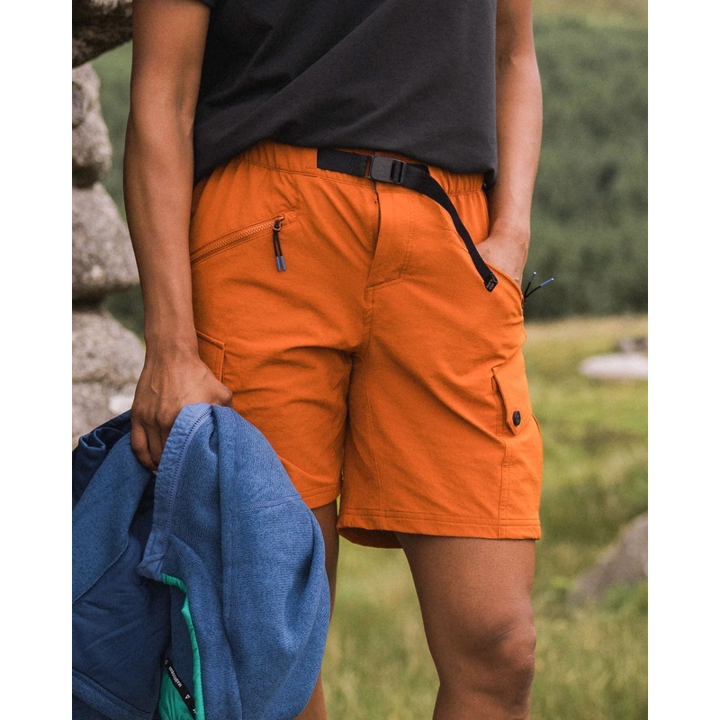 Sandstone Recycled Active Trail Short – Sunset Orange