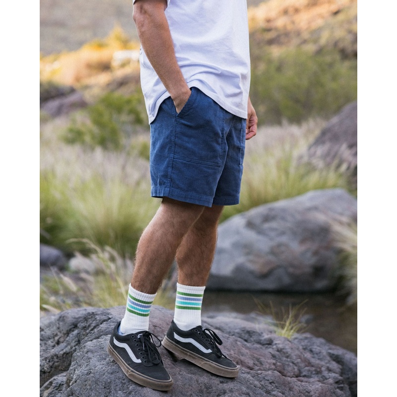 Shack Cord Short – Dark Denim|S|M|L|XL|XXL