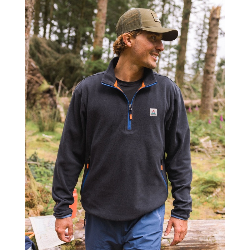 Switchback Recycled Micro Polartec Fleece – Black