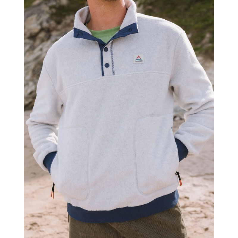 Take It Easy Polar Fleece – Grey Marl