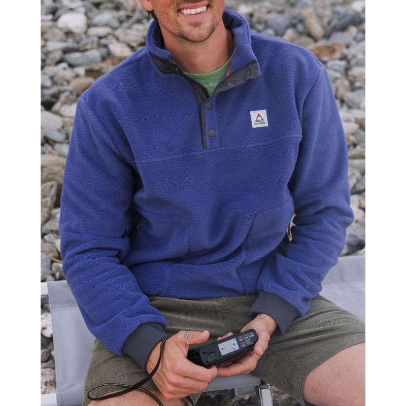 Take It Easy Polar Fleece – Purple Indigo