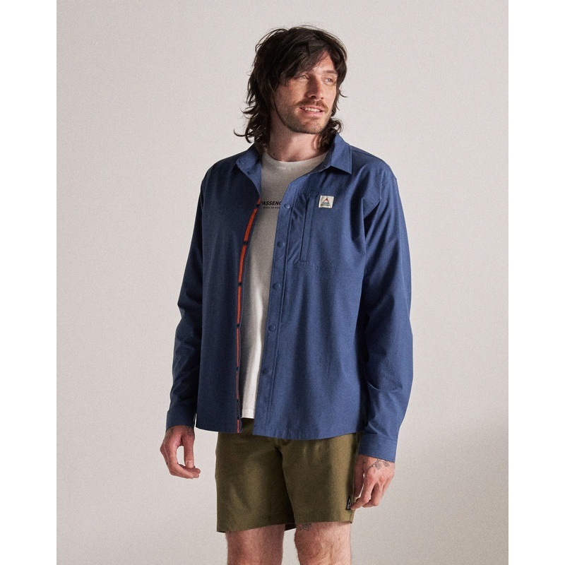 Traveller Stretch Shirt – Dark Denim