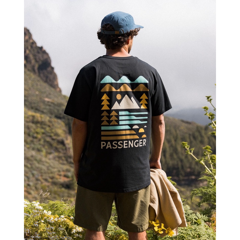 Cutout Organic Cotton T-Shirt – Black