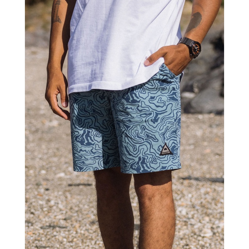 Drifter NetPlus Swim Lined Short – Strata Swirl Arctic