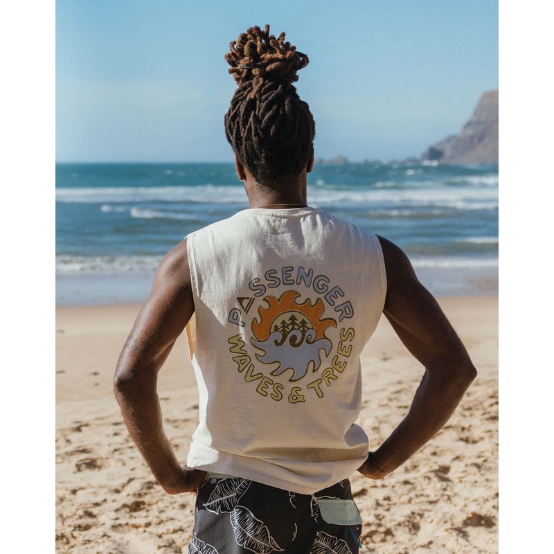 Dune Men’s Recycled Cotton Vest – Birch