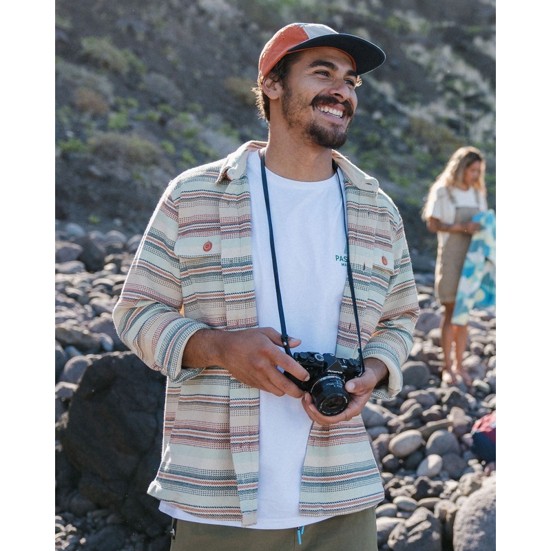 Island Twill Shirt – Birch Beach Stripe