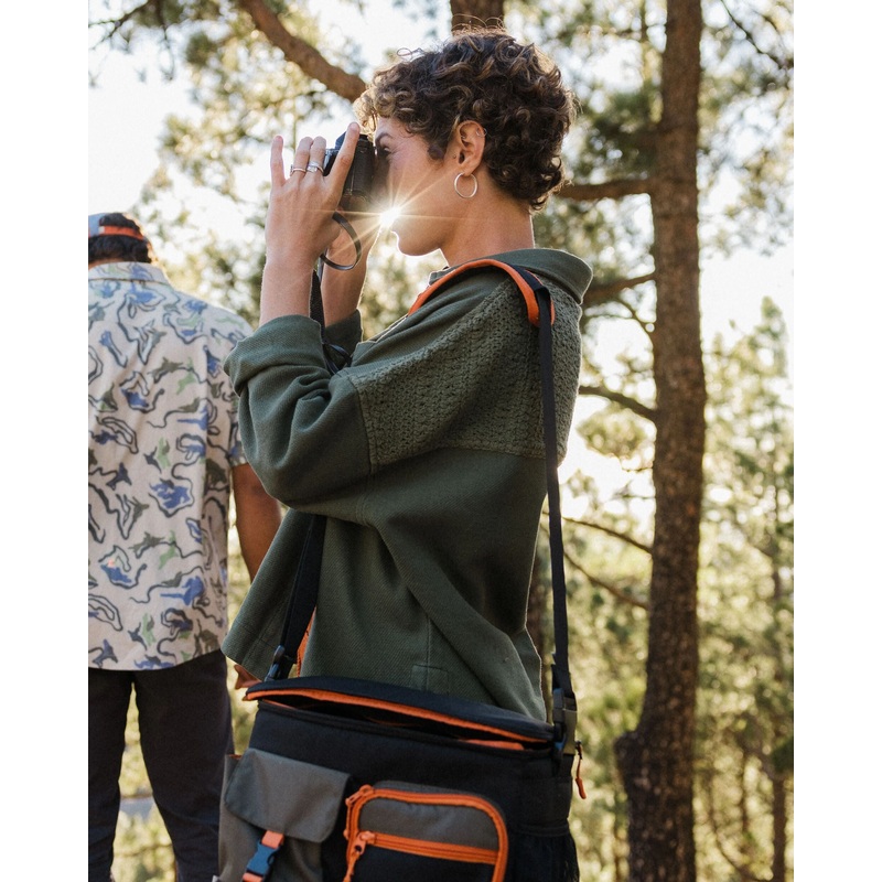 Maya Twill Overshirt – Wild Green