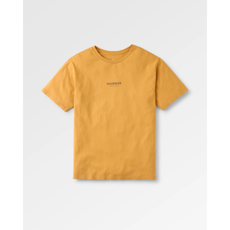 Passenger Recycled Cotton T-Shirt – Spruce Yellow
