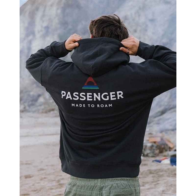 Passenger Relaxed Fit Hoodie – Black