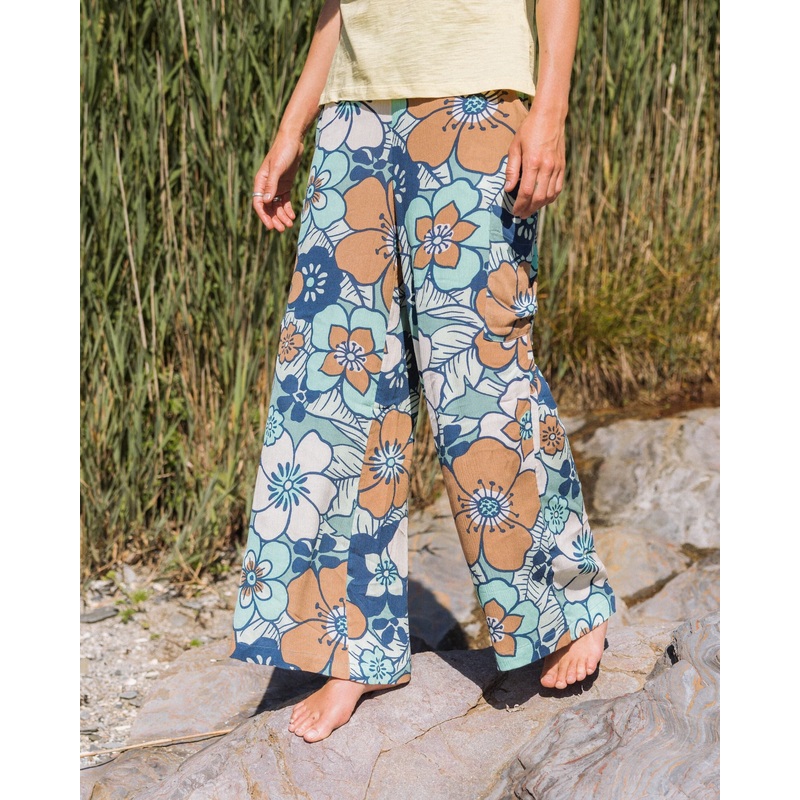 Someday Woven Trouser – Vintage Floral Aqua