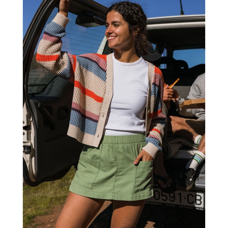 Whirl Lightweight Skort – Stem Green