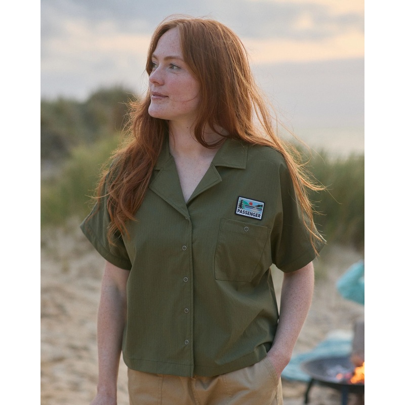 Arden Ripstop Short Sleeve Shirt – Khaki