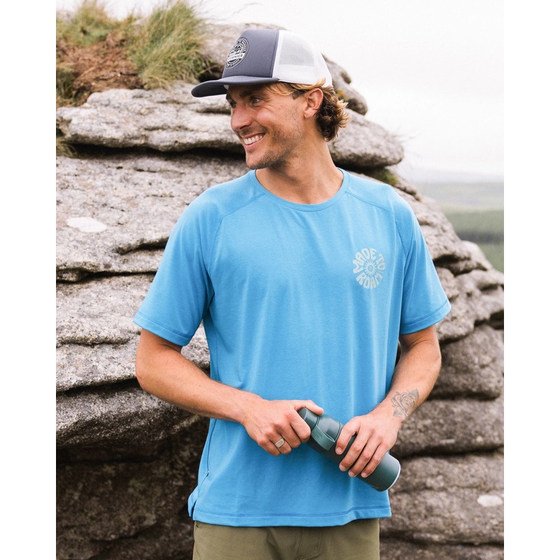Breeze DriRelease Trail Men’s T-Shirt – Bluejay