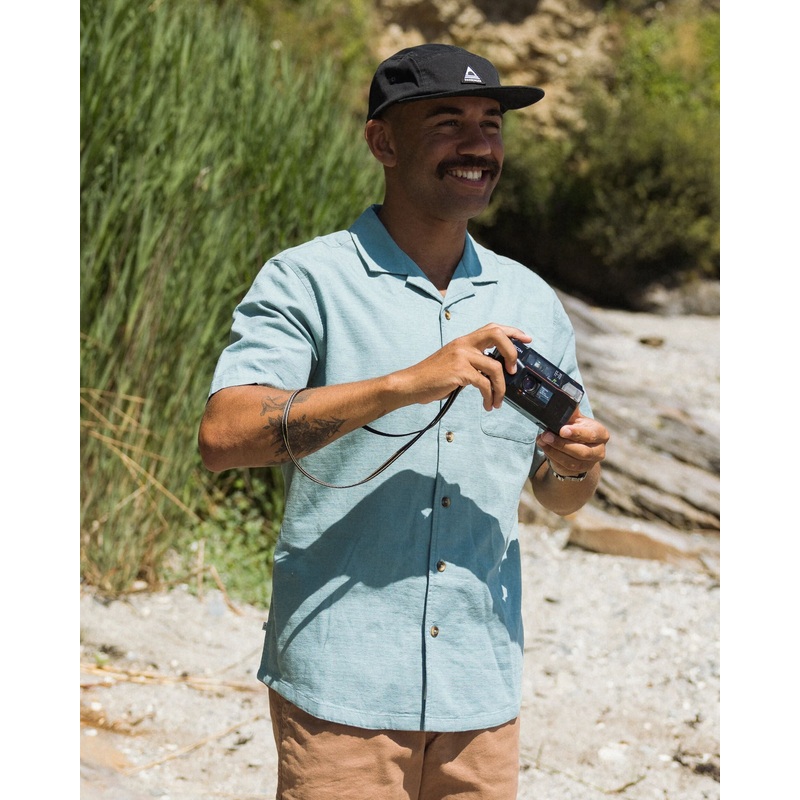 Cove Organic Cotton Textured Shirt – Arctic