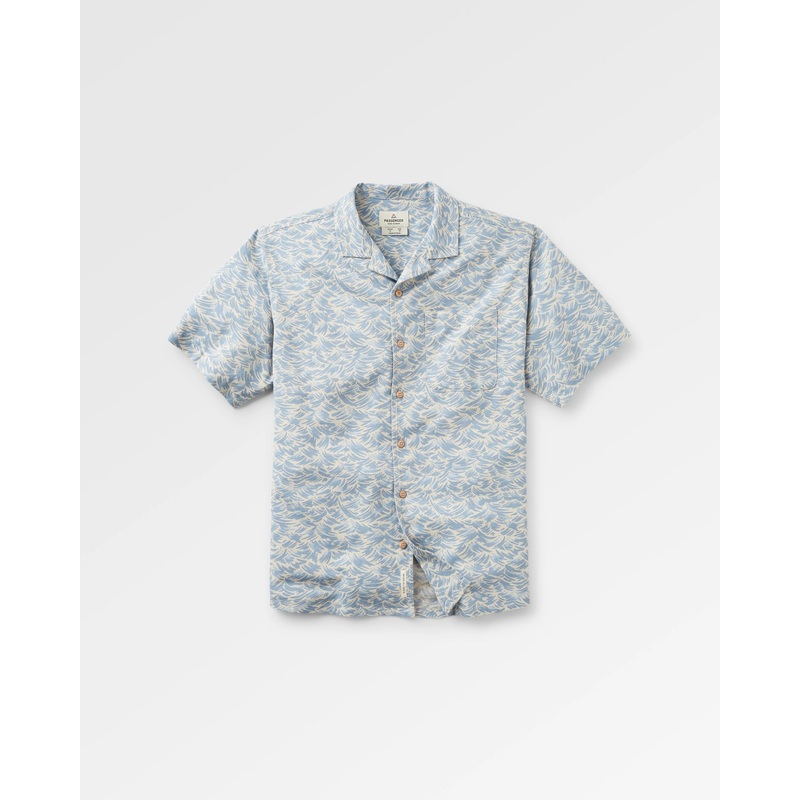 Cove Organic Cotton Textured Shirt – Waves Birch