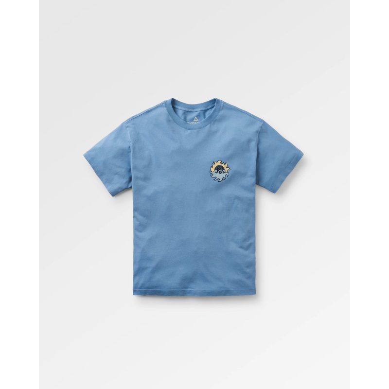 Dune Men’s Recycled Cotton T-Shirt – Faded Denim