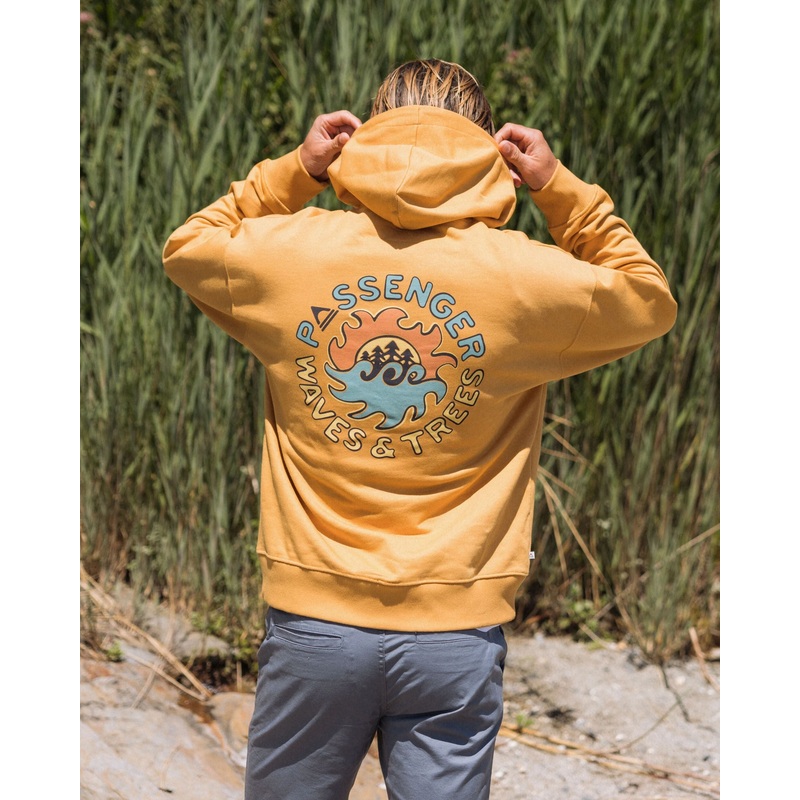 Dune Relaxed Fit Hoodie – Spruce Yellow