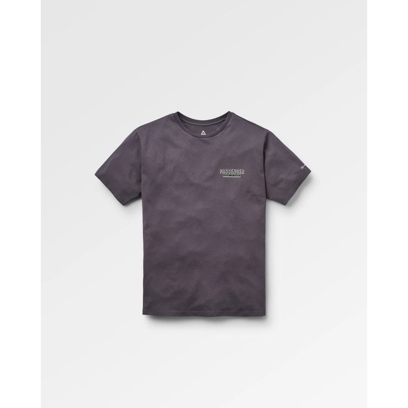 Guided Recycled Cotton T-Shirt – Charcoal