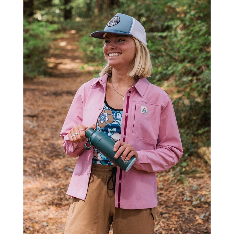 Navigate Stretch Shirt – Pink Haze