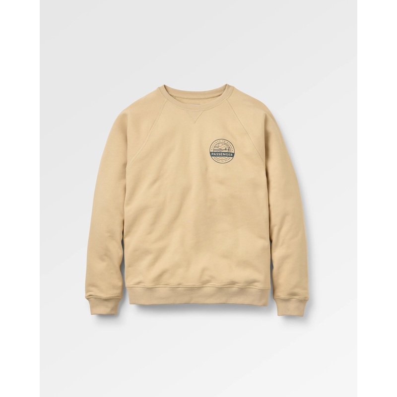 Odyssey Organic Cotton Sweatshirt – Stone