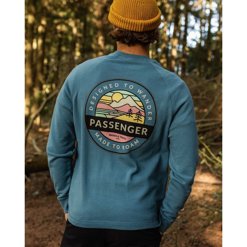 Odyssey Recycled Cotton Sweatshirt – Blue Steel