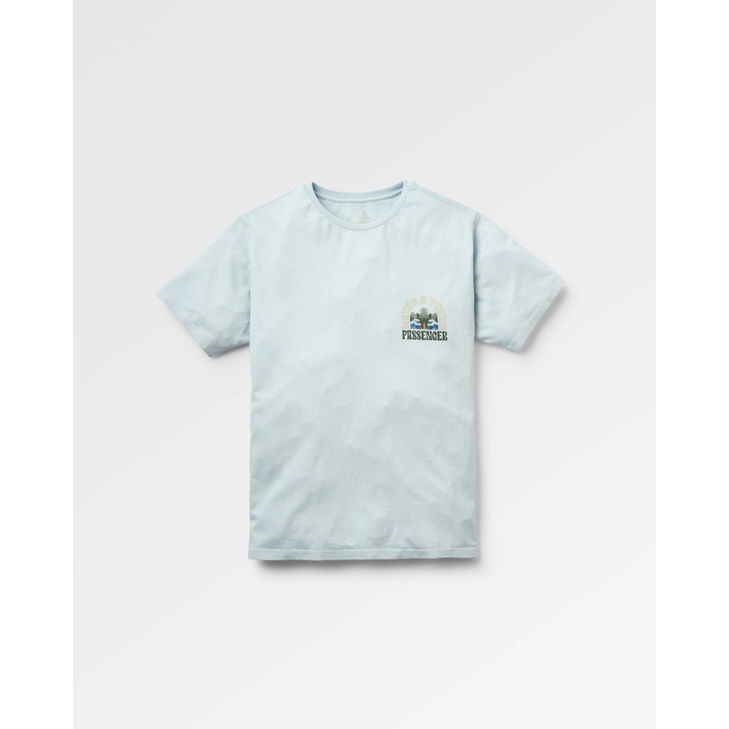 Outsiders Recycled Cotton T-Shirt – Ice Blue