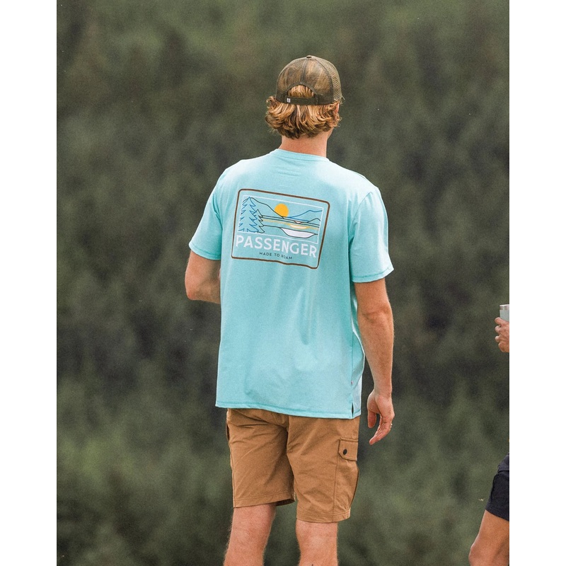 Roamer Men’s Drirelease Active T-Shirt – Aqua