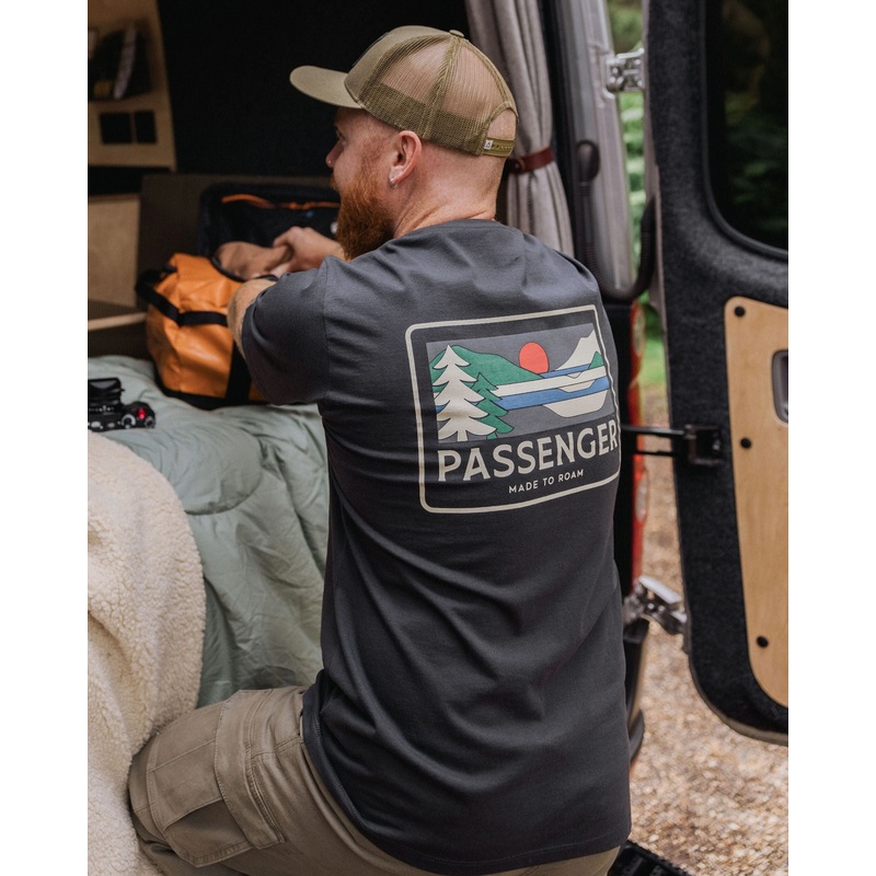 Roamer Men’s Recycled Cotton T-Shirt – Black