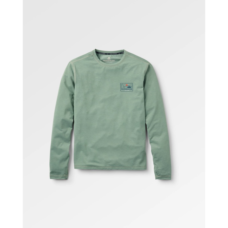 Roamscreen UPF50 Drirelease Men’s LS T-Shirt – Pistachio