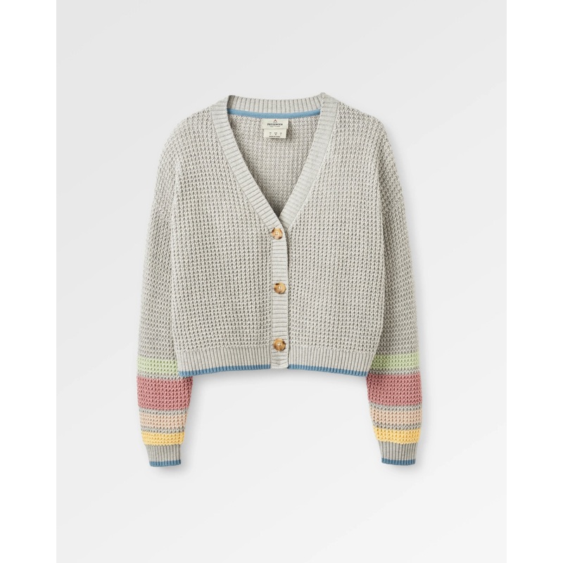 Serenity Knitted Cardigan – Grey Marl