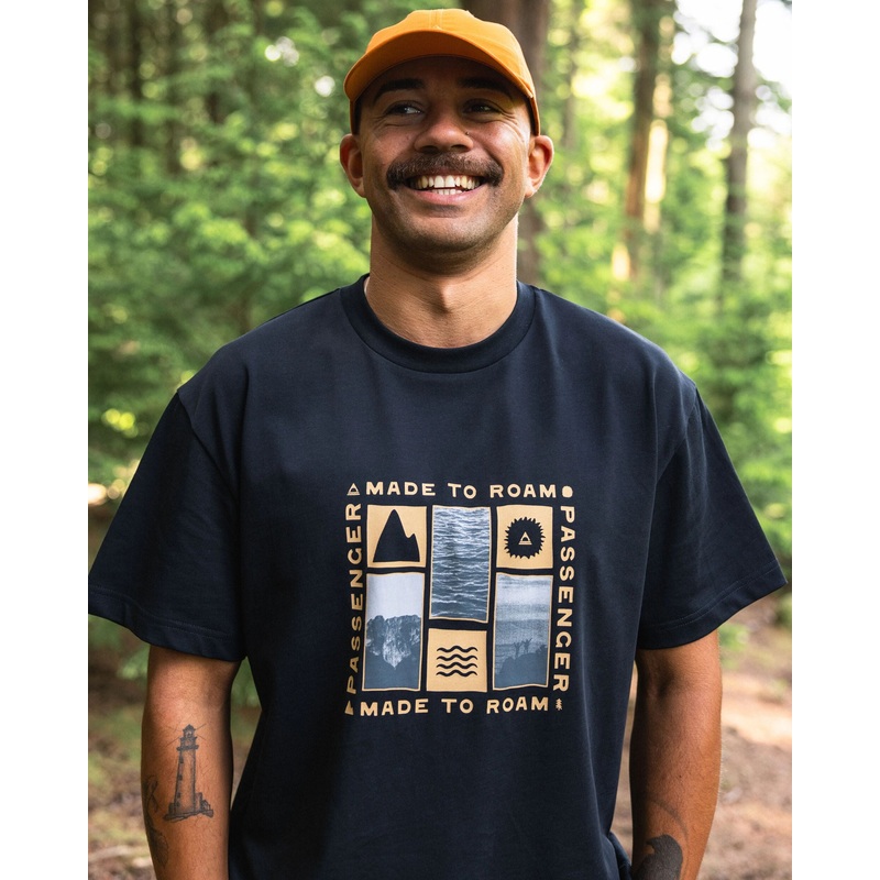 Snapshot Organic Cotton Relaxed Fit T-Shirt – Black